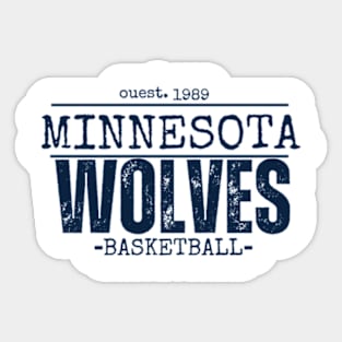 timberwolves Sticker